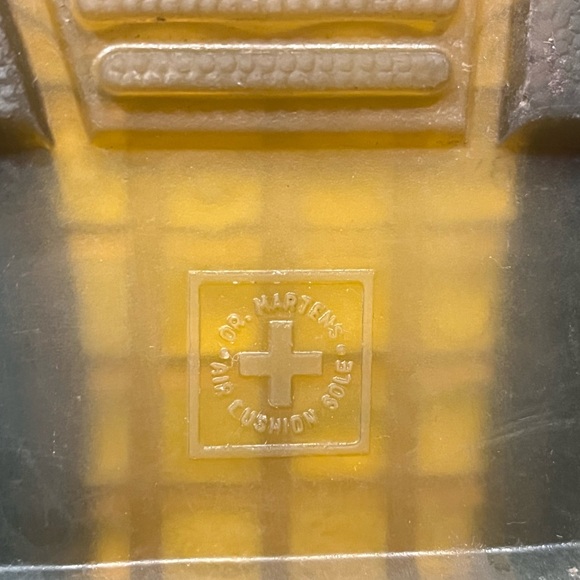 Dr. Martens Junior Combs Black and Blue Utility Combat Boots Boys Size 4 - Picture 14 of 14